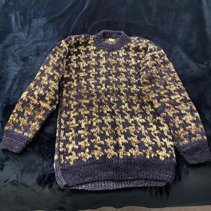 Heavy Hand made Wool sweater